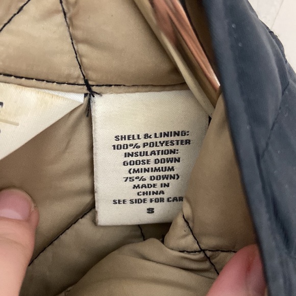 Eddie Bauer Goose Down Black Quilted Puffer Vest - Picture 5 of 6